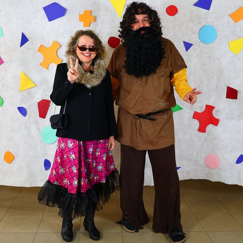Rita Kimmkorn und Hagrid. Vergrösserte Ansicht