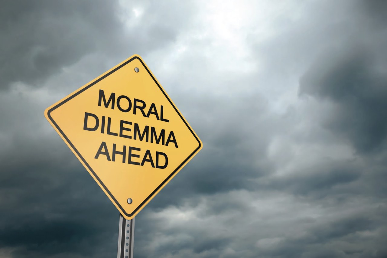 Moral dilemma ahead